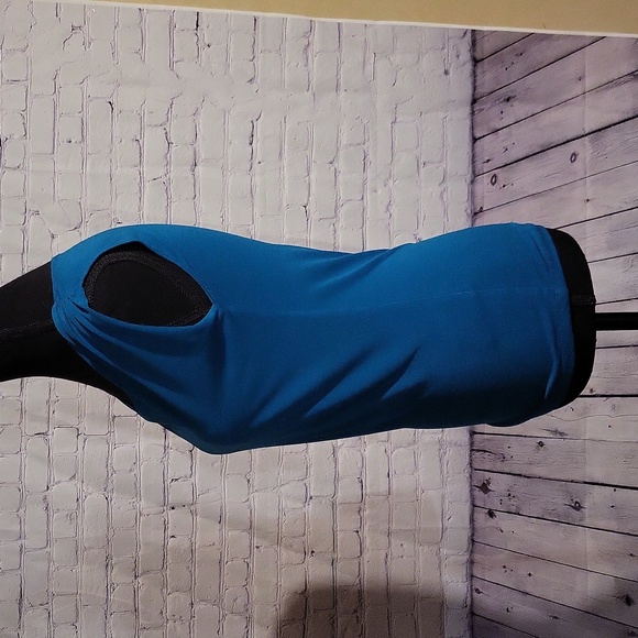 Vintage LeChateau sleeveless blouse - blue -xx-small - Picture 3 of 6